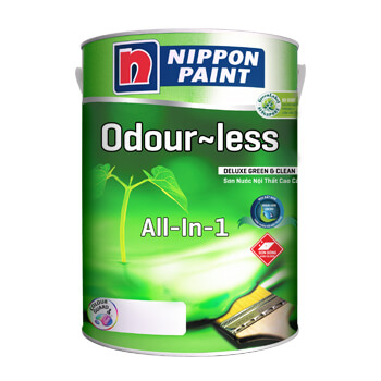 Sơn Nippon Odour-less All-in-1 nội thất cao cấp